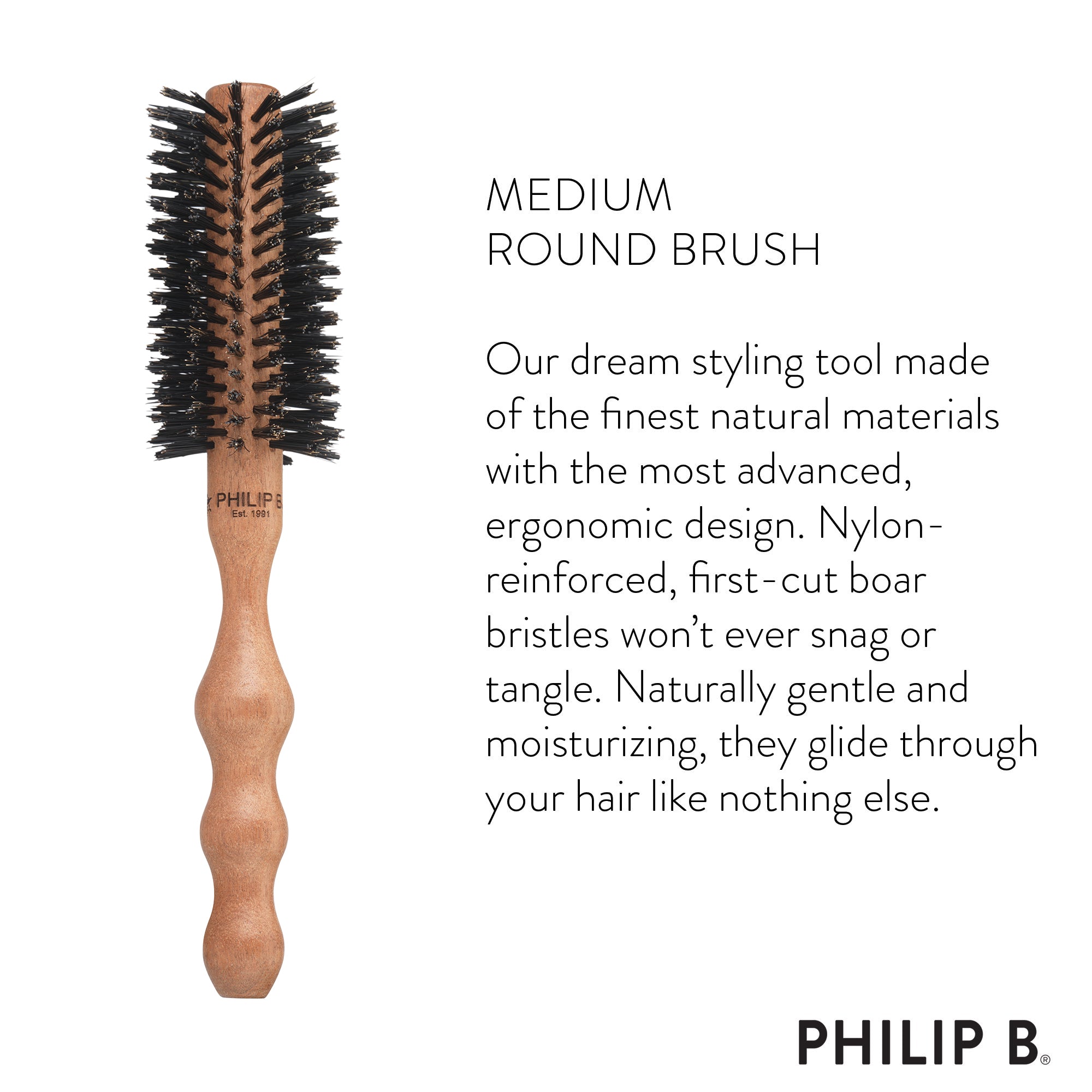 Medium (55mm) Round Hairbrush